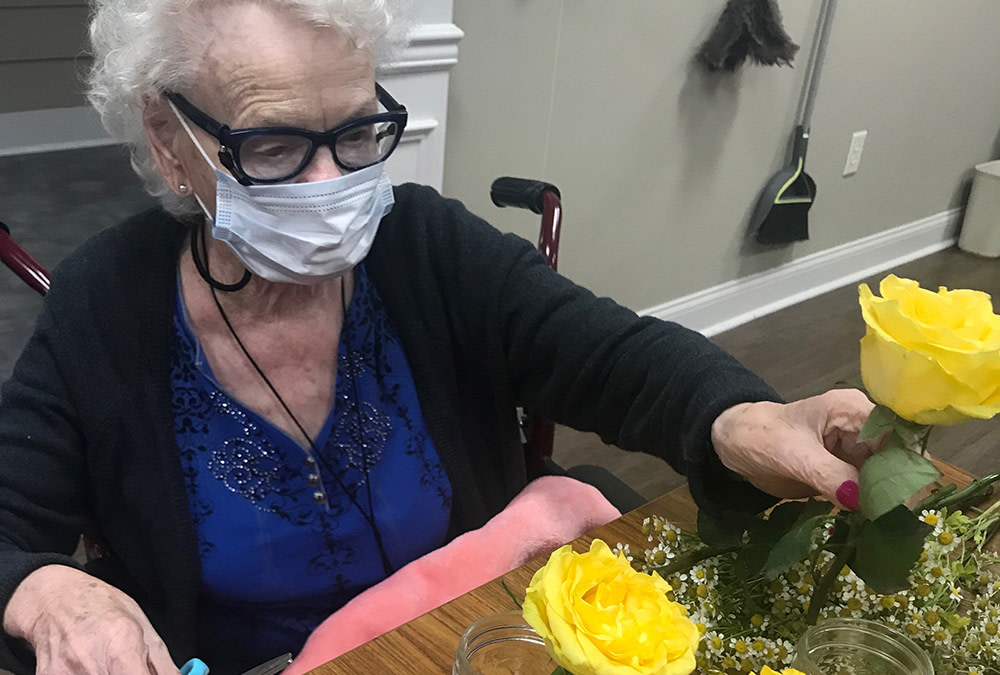 Wild Root Florist Donates Flowers to Morning Pointe