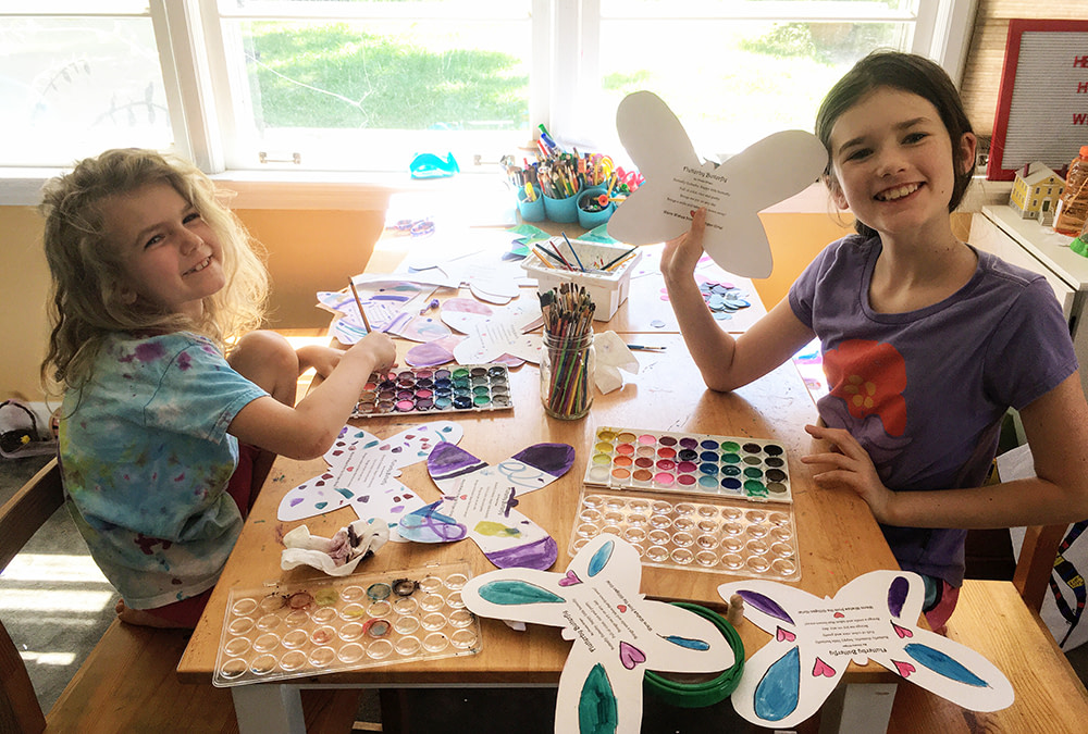 Local Students Gift 80 Handmade Door-Hangers to Morning Pointe