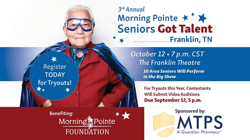 Seniors got talent Franklin TN flyer