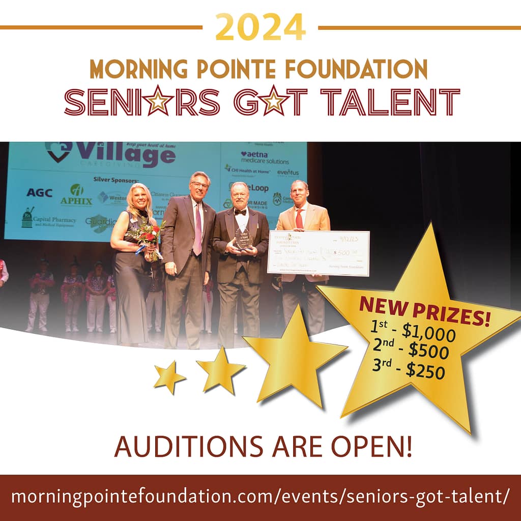 photo of open auditions and prizes graphic