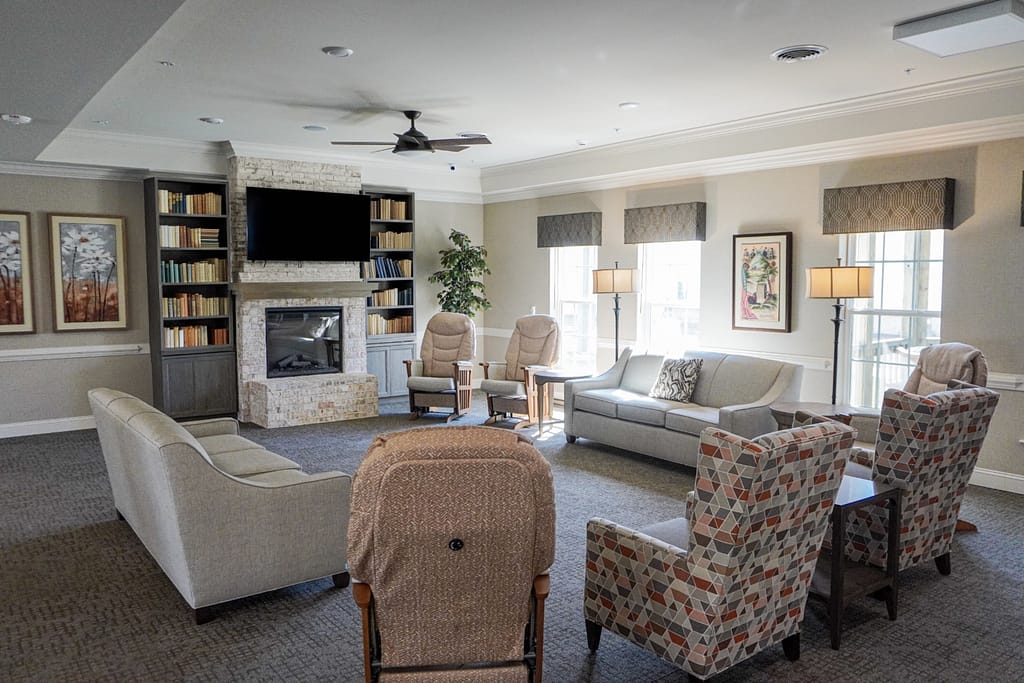 Lamplight Living area