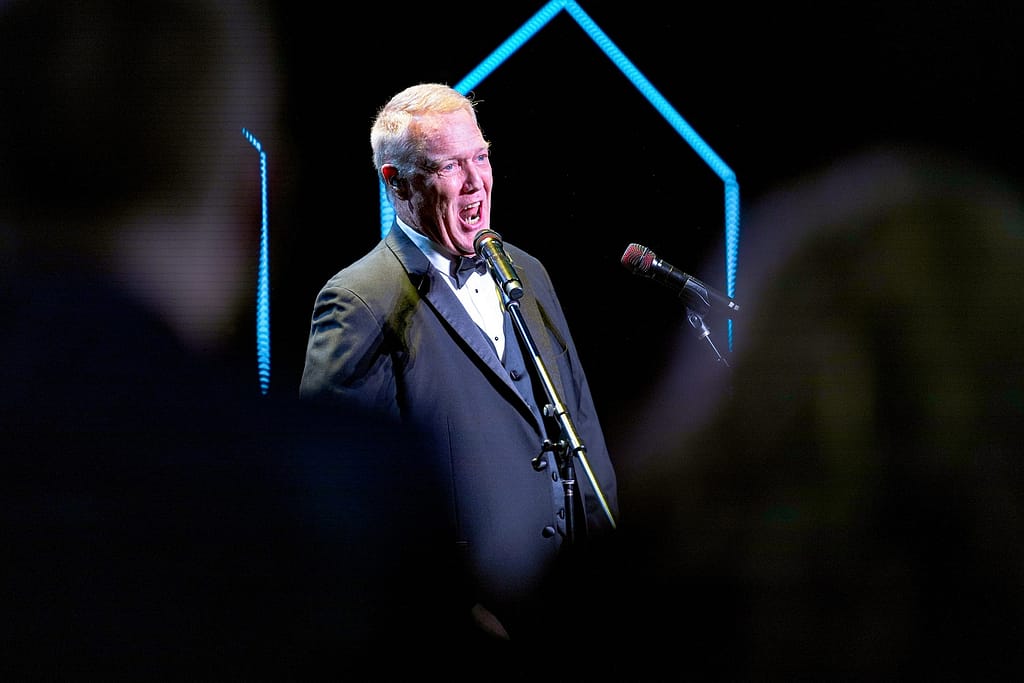 photo of the Third-place winner in the Morning Pointe Foundation's Seniors Got Talent show in Chattanooga, Agene Parsons