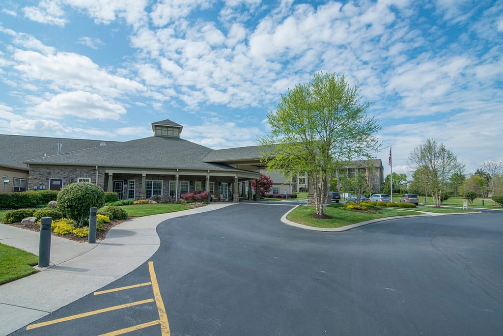 Greenbriar Cove campus exterior shot of building