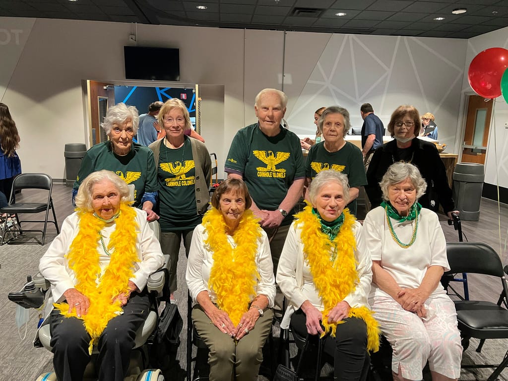 photo of Morning Pointe of Powell's team, the Cornhole Colonels