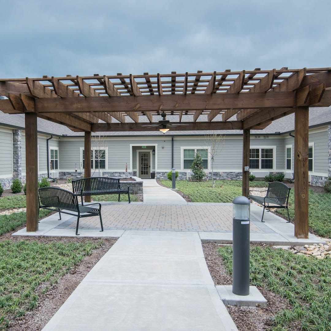 photo of Happy Valley courtyard