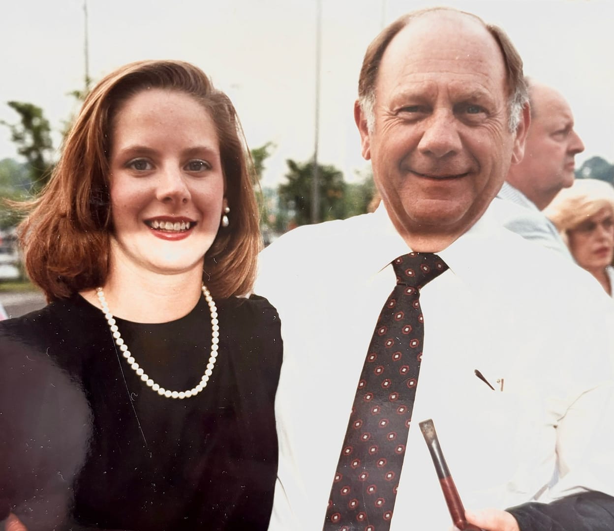 photo of Charles Highfield and his daughter Jennifer Highfield