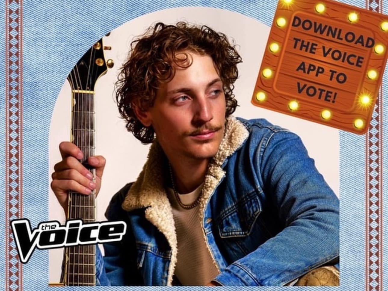 publicity photo of Grant Bias for "The Voice"