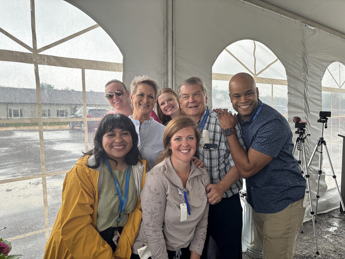 photo of Guests at the groundbreaking