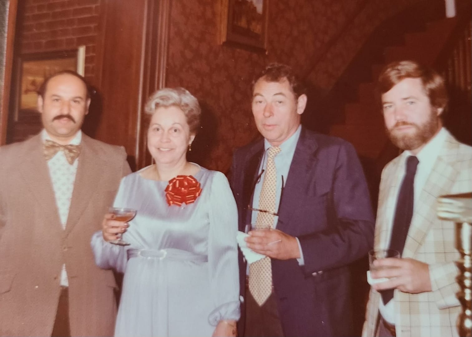 photo of The Executive House opening night - Gio on the left with his wife, Mae