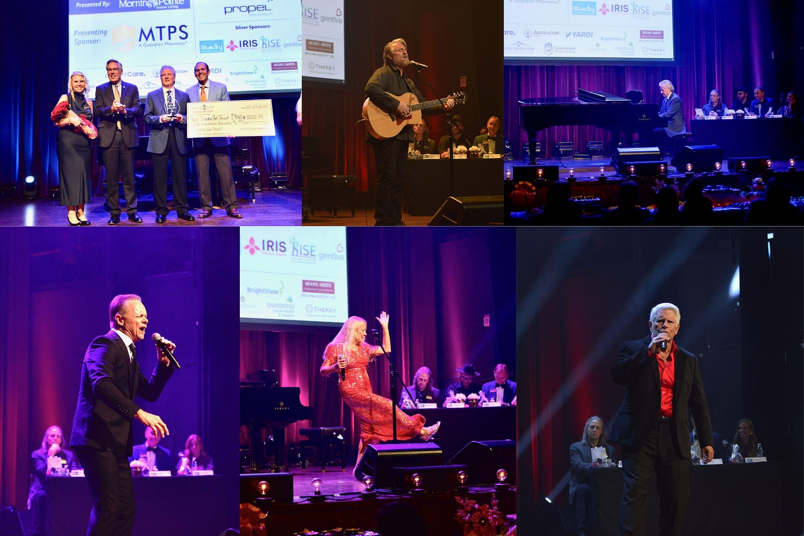 Seniors Got Talent Franklin 2023 collage