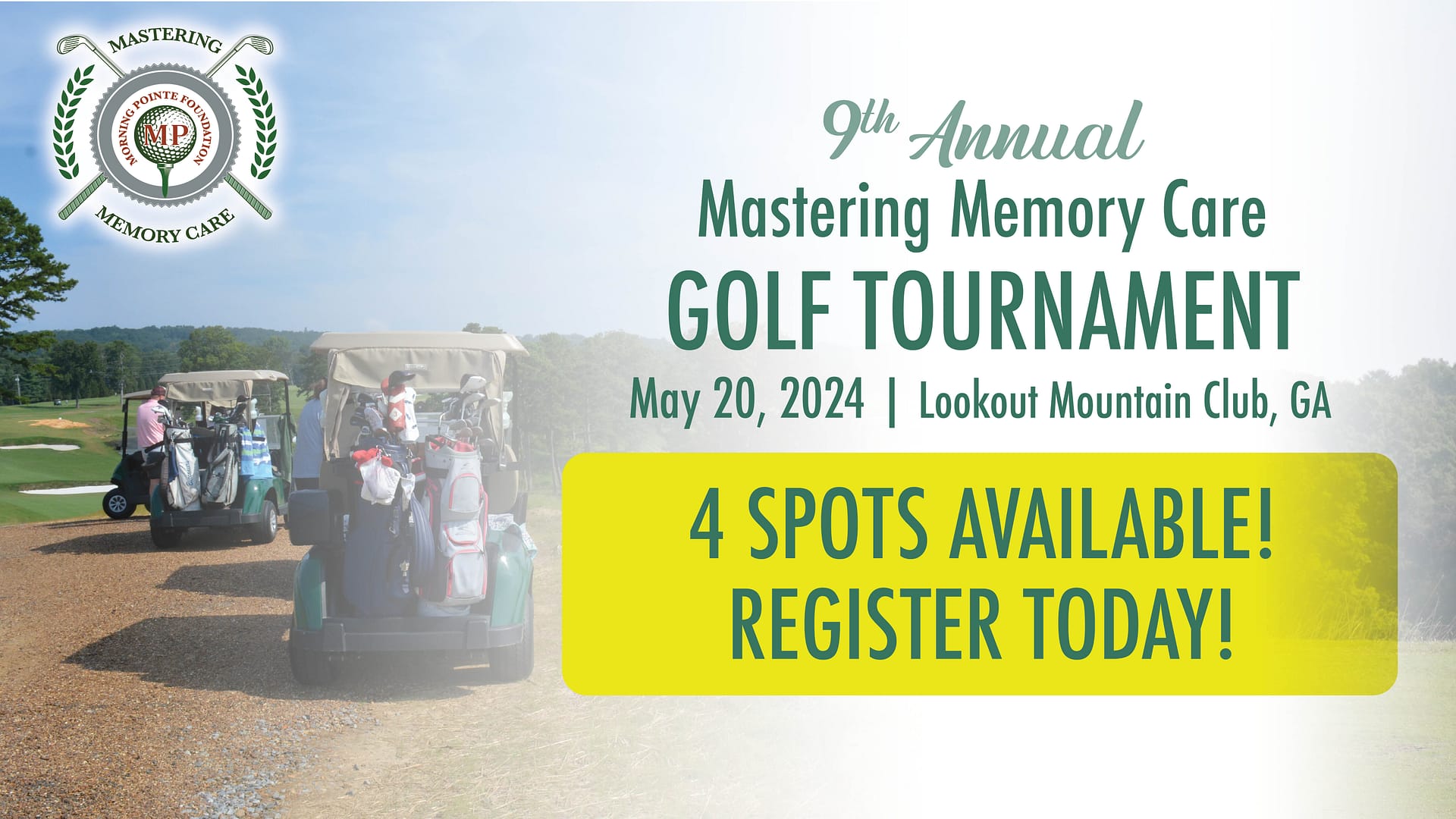 Golf 2024 tournament spots filling up image