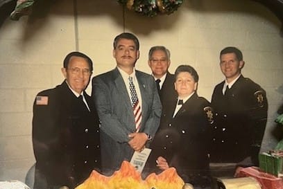 photo of Brenda and her group of Police Chaplain friends from Loudon County