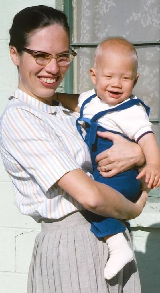 photo of Monika with one of her sons