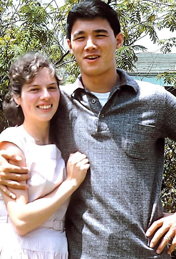 photo of Monika and Edward when they were dating