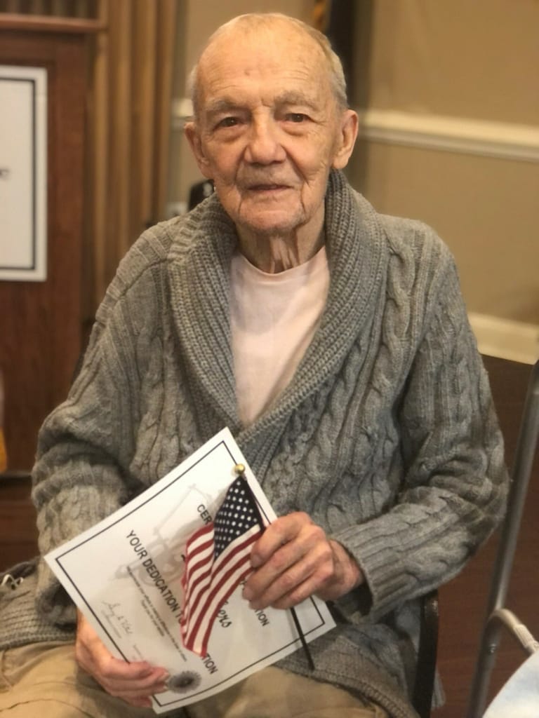 photo of Dale on Veterans Day 2022