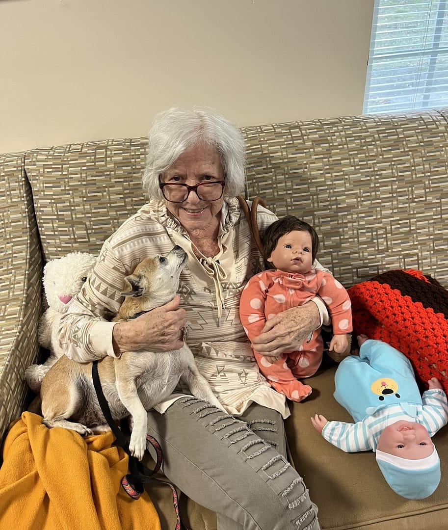 pet and cuddle therapy photo