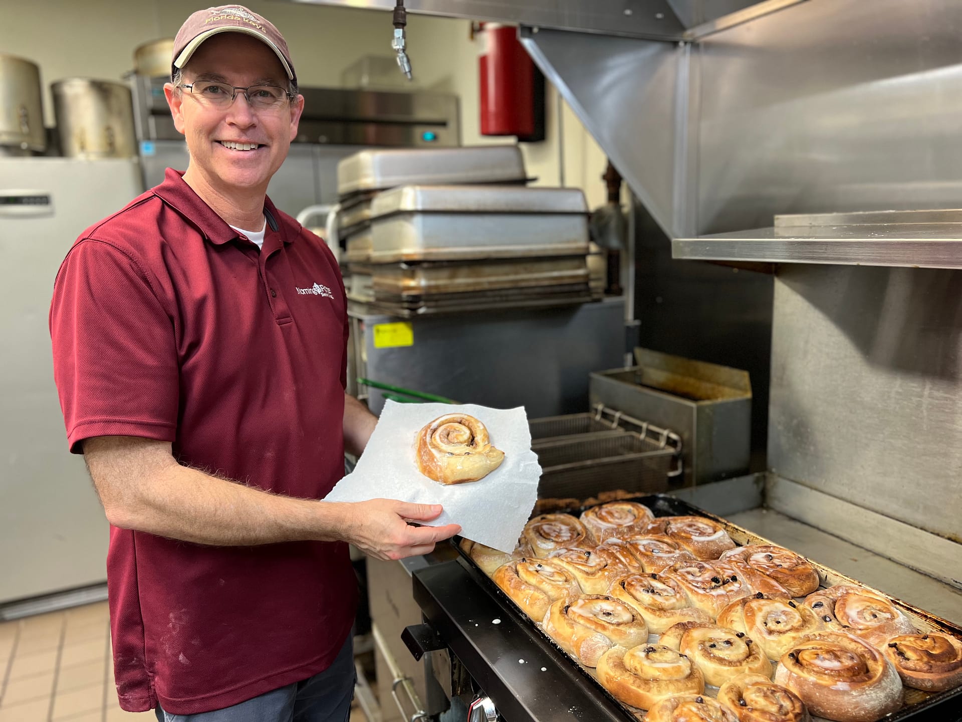 photo of John Hempel in the kitchen