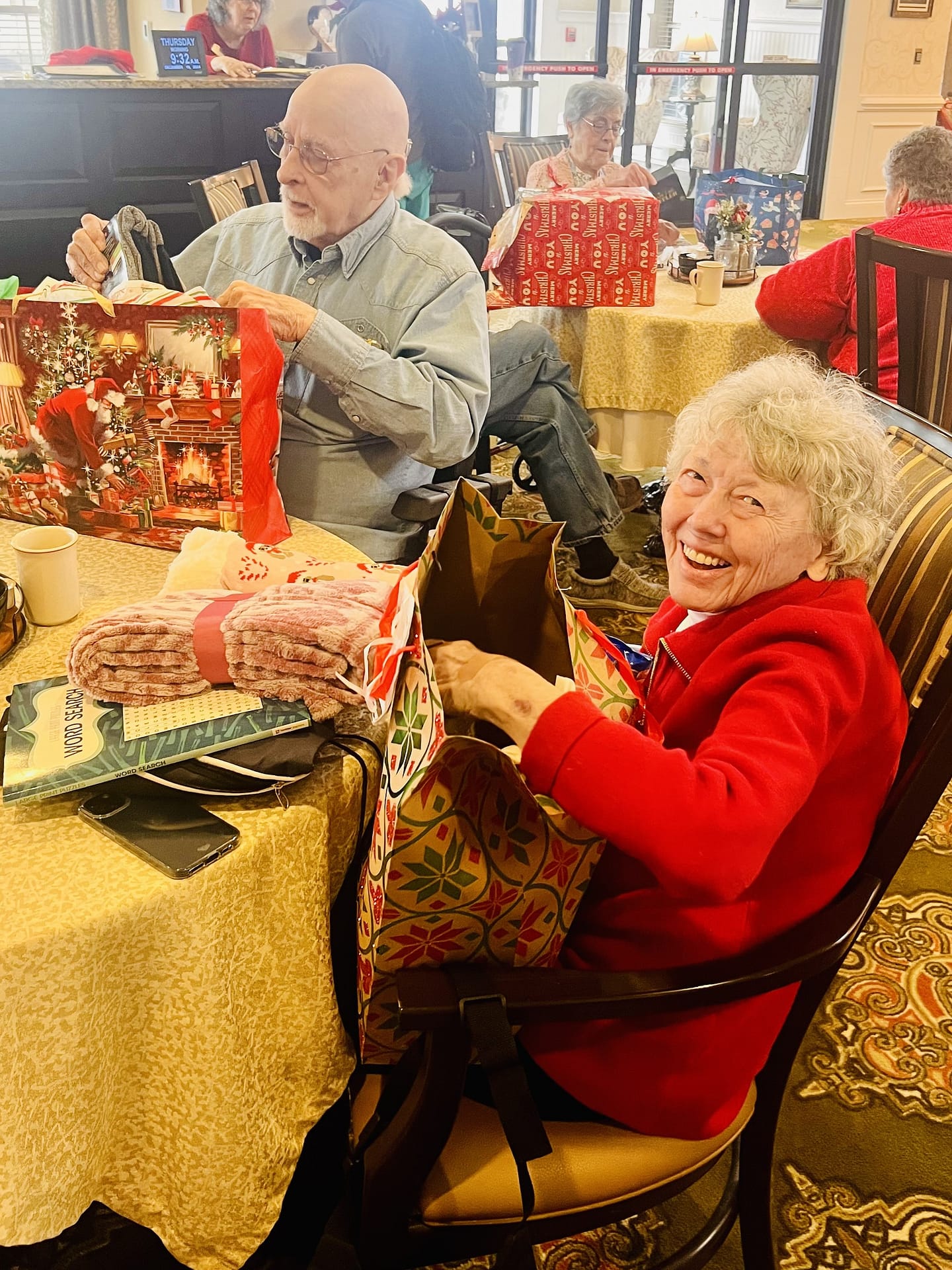 photo of Doris at Christmas