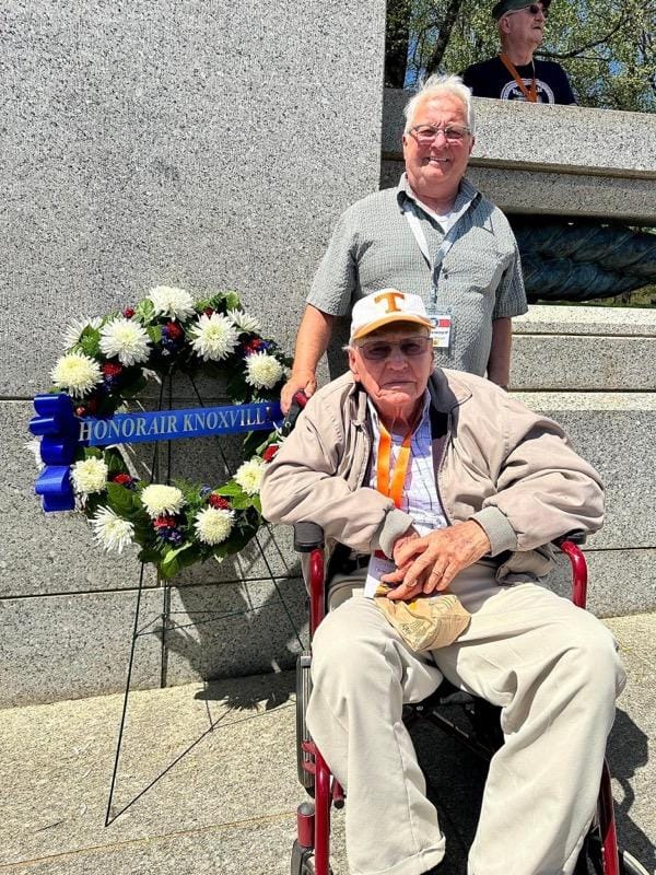 photo of Don Mills with his son-in-law, Steve
