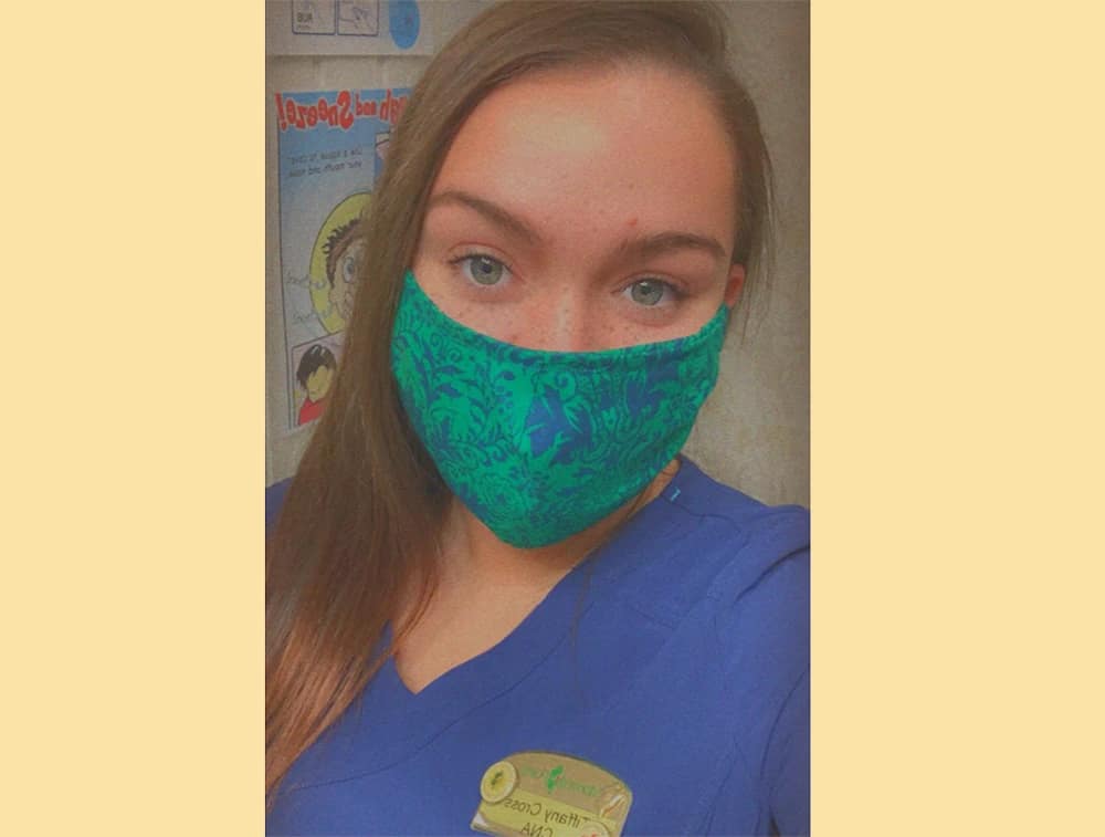 Morning Pointe staff member Tiffany Cross