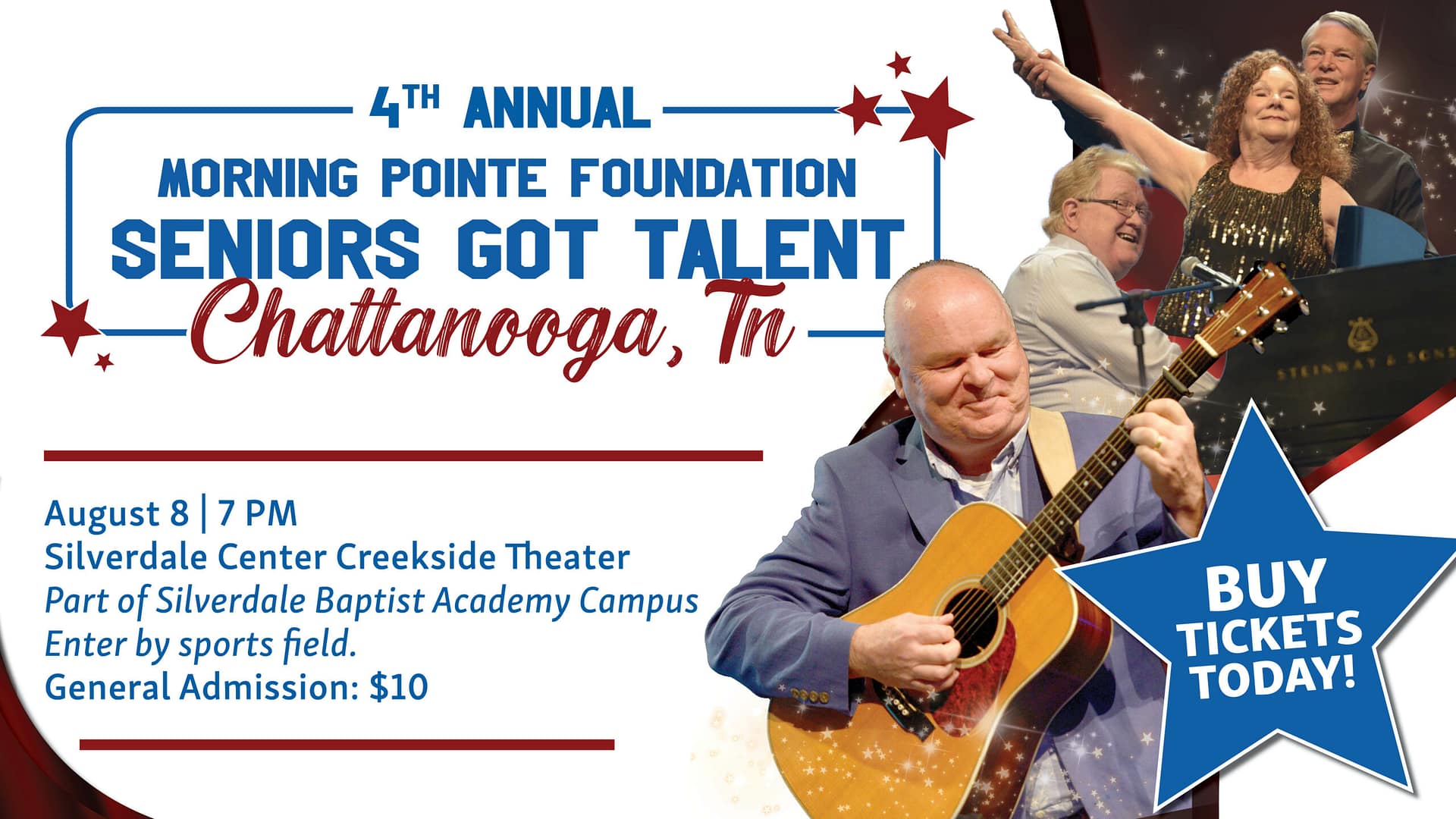 Morning Pointe Seniors Got Talent Chattanooga show tickets image