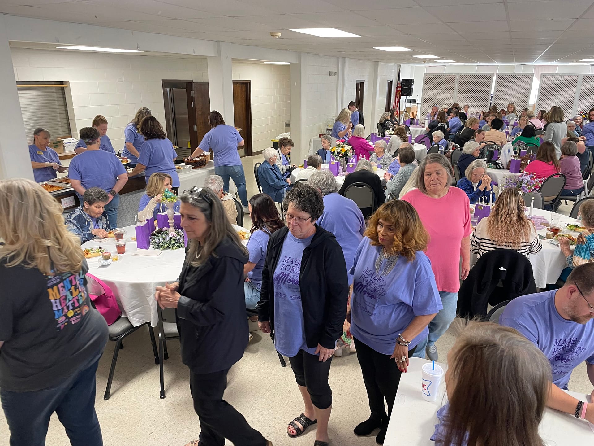 photo of attendees enjoying the luncheon