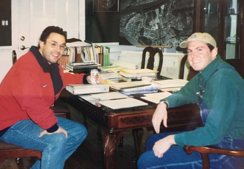Greg Vital and Franklin Farrow Sitting at a table Planning IHP