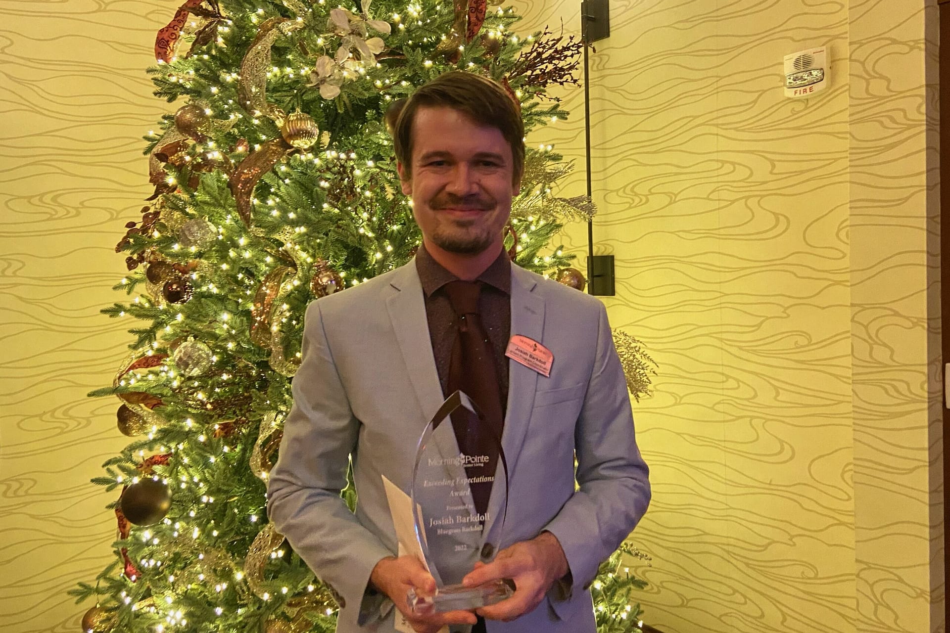 Josiah Barkdoll, Lantern program coordinator at Morning Pointe of Lexington-East, Kentucky