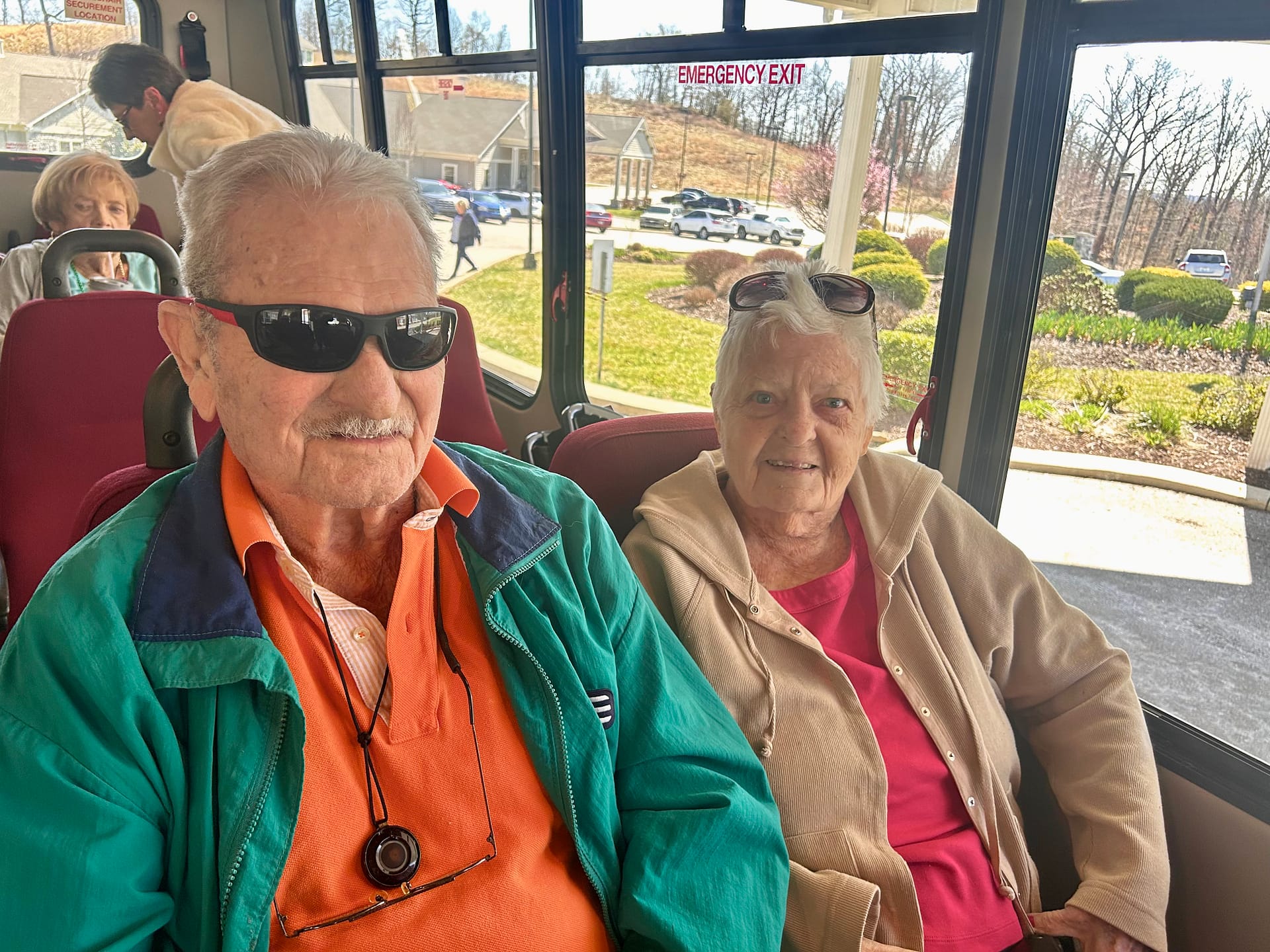 photo of residents on scenic drive