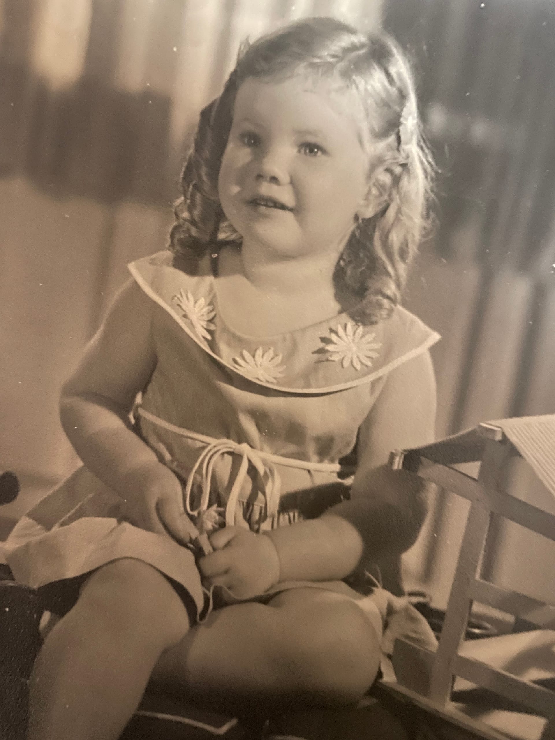 photo of Virginia as a child