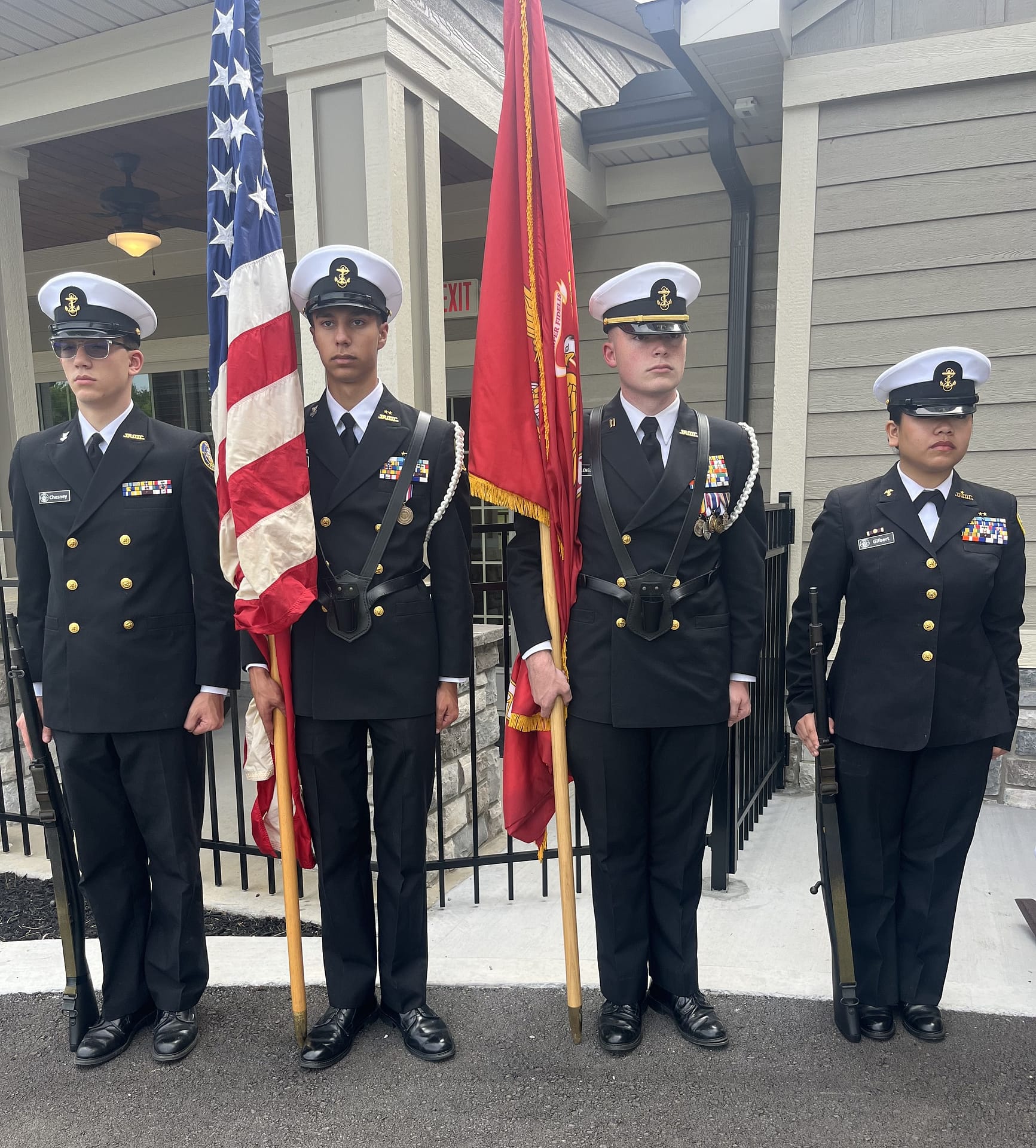 photo of the Anderson County High NJROTC 