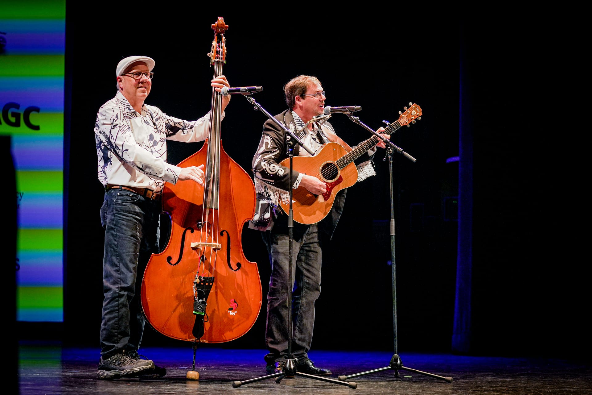 photo of Collins and Cox, second-place winners in the 2024 Morning Pointe Foundation's Seniors Got Talent show in Lexington