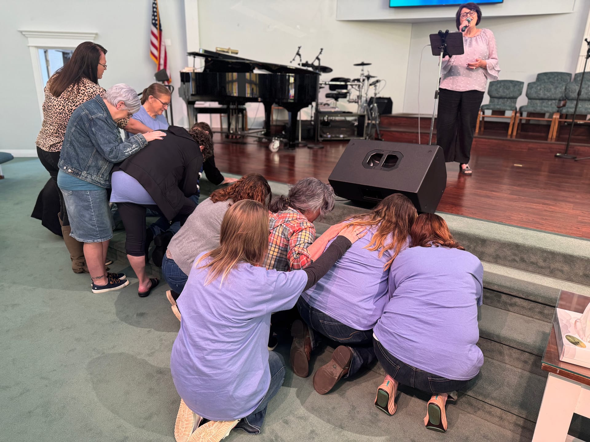 photo of prayer and music