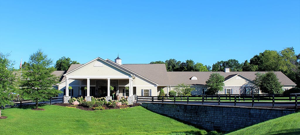 Exterior shot of The Lantern at Morning Pointe Senior Living Frankfort
