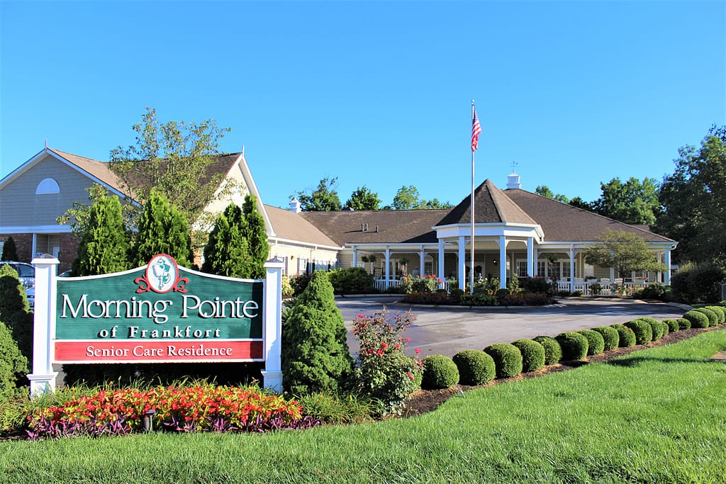 Exterior shot of Morning Pointe Senior Living of Frankfort, Kentucky