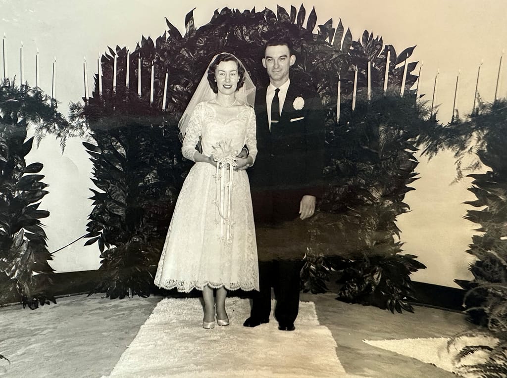 photo of John and Jane Neely on their wedding day