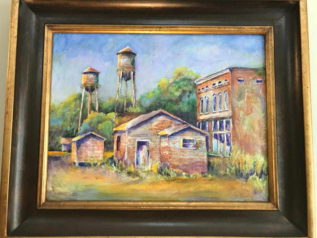 One of Kathleen's paintings