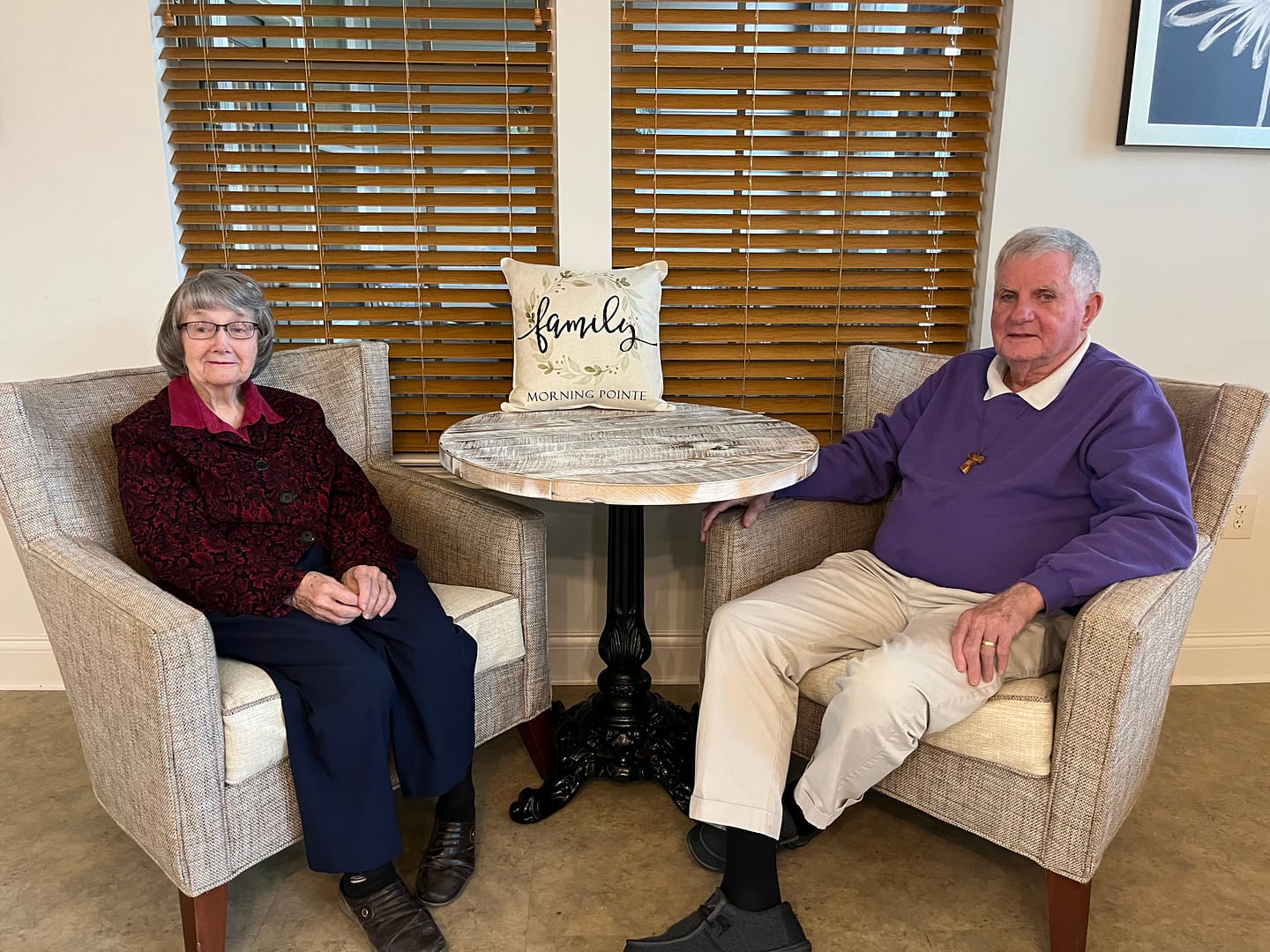 photo of Georgia Eastman and John Martin, family members at The Lantern at Morning Pointe of Chattanooga