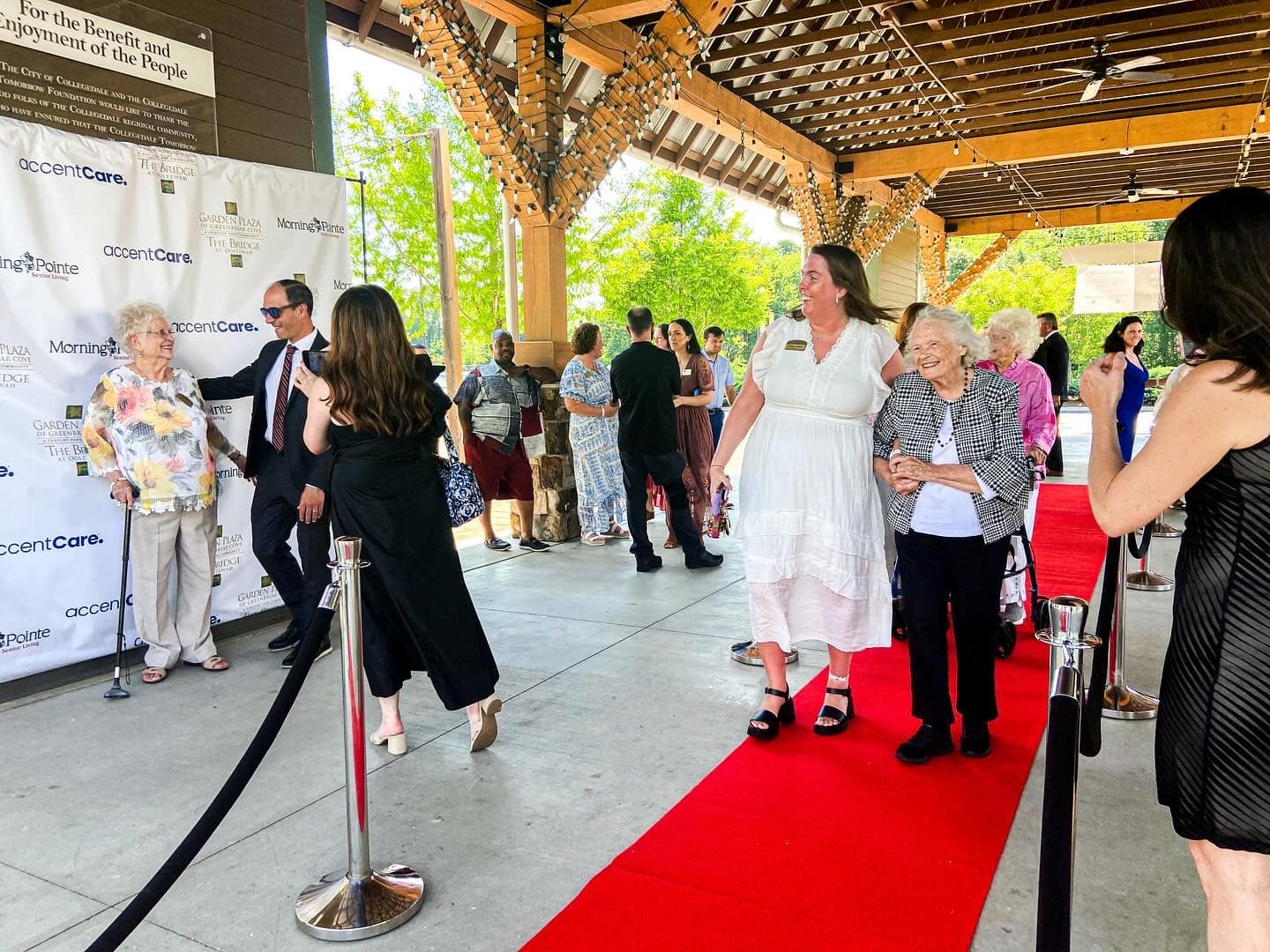 photo of red carpet at Senior Prom