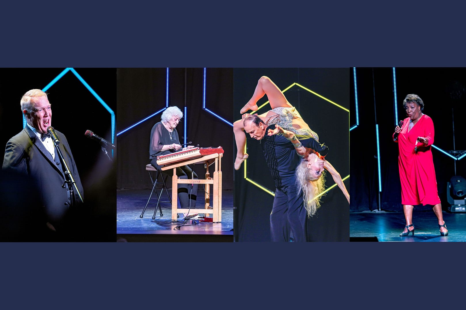 Morning Pointe Foundation Seniors Got Talent 2024 winners collage