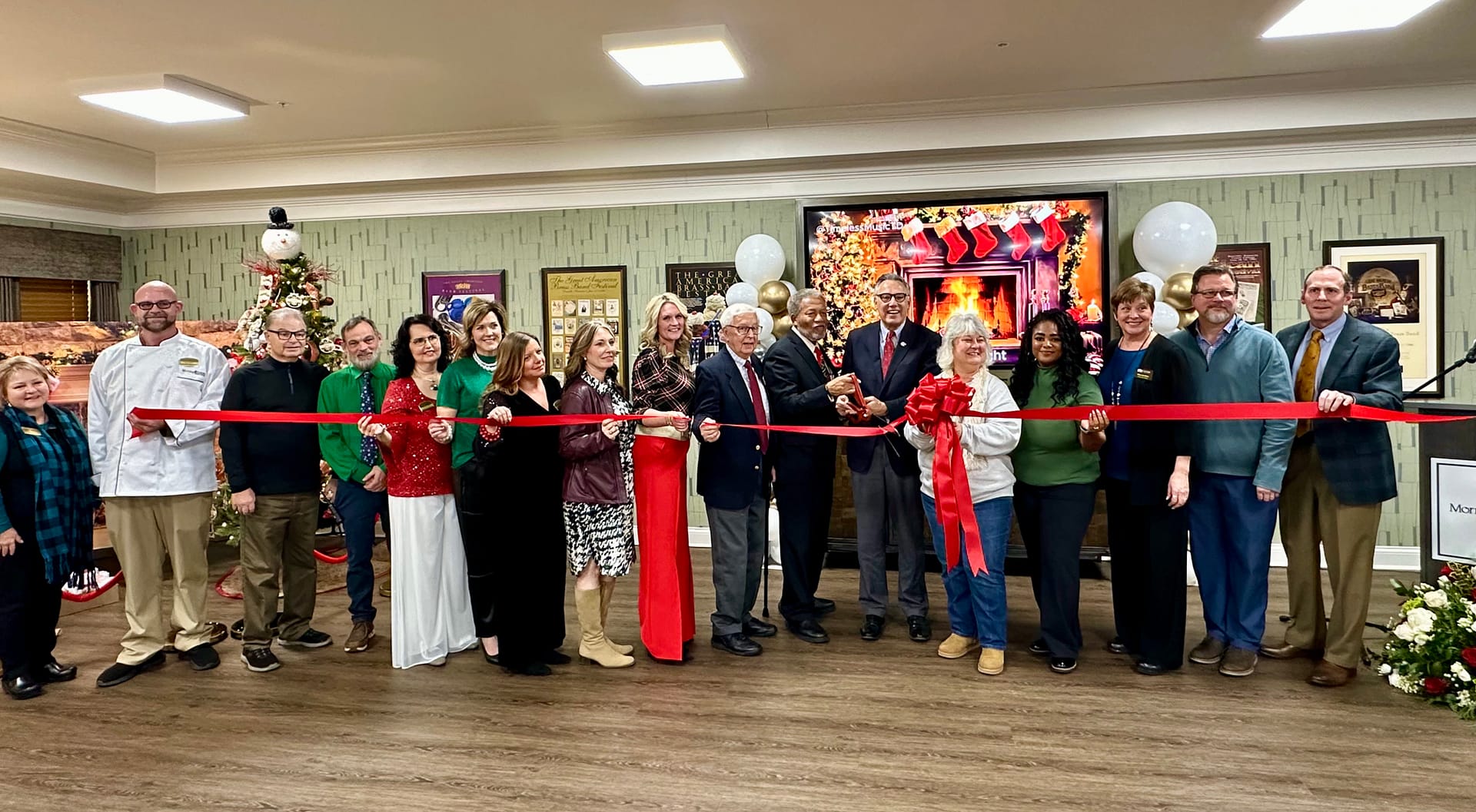 photo of ribbon-cutting at Morning Pointe of Danville Assisted Living