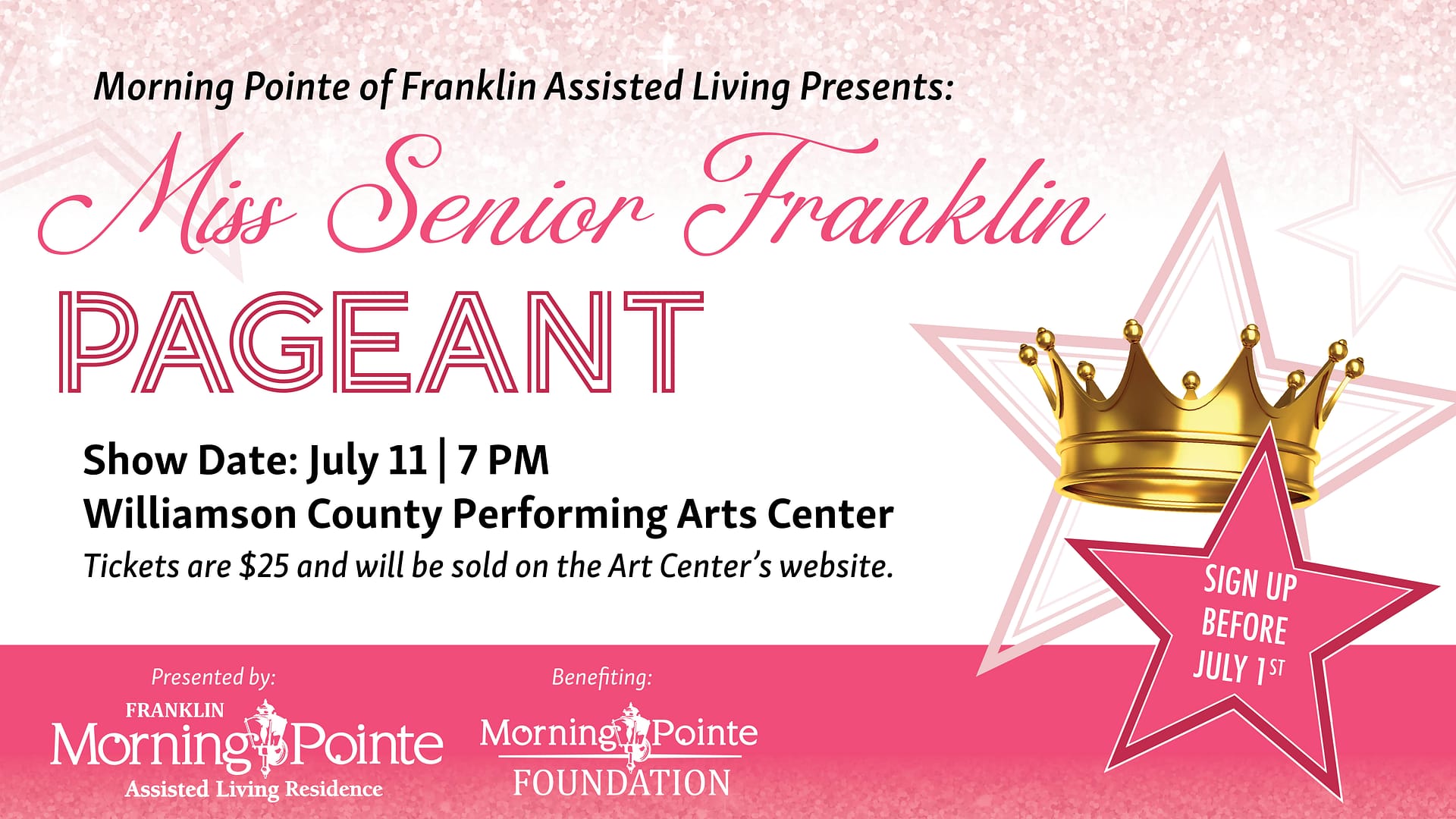 Morning Pointe of Franklin promo image for 2024 pageant