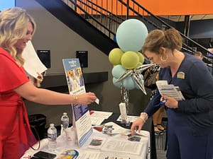 photo of resource table at the 2024 Caregiver Cafe in Lexington