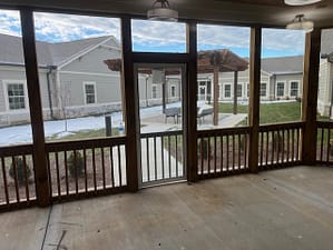 photo of a courtyard view at The Lantern at Morning Pointe Alzheimer's Center of Excellence, Hardin Valley