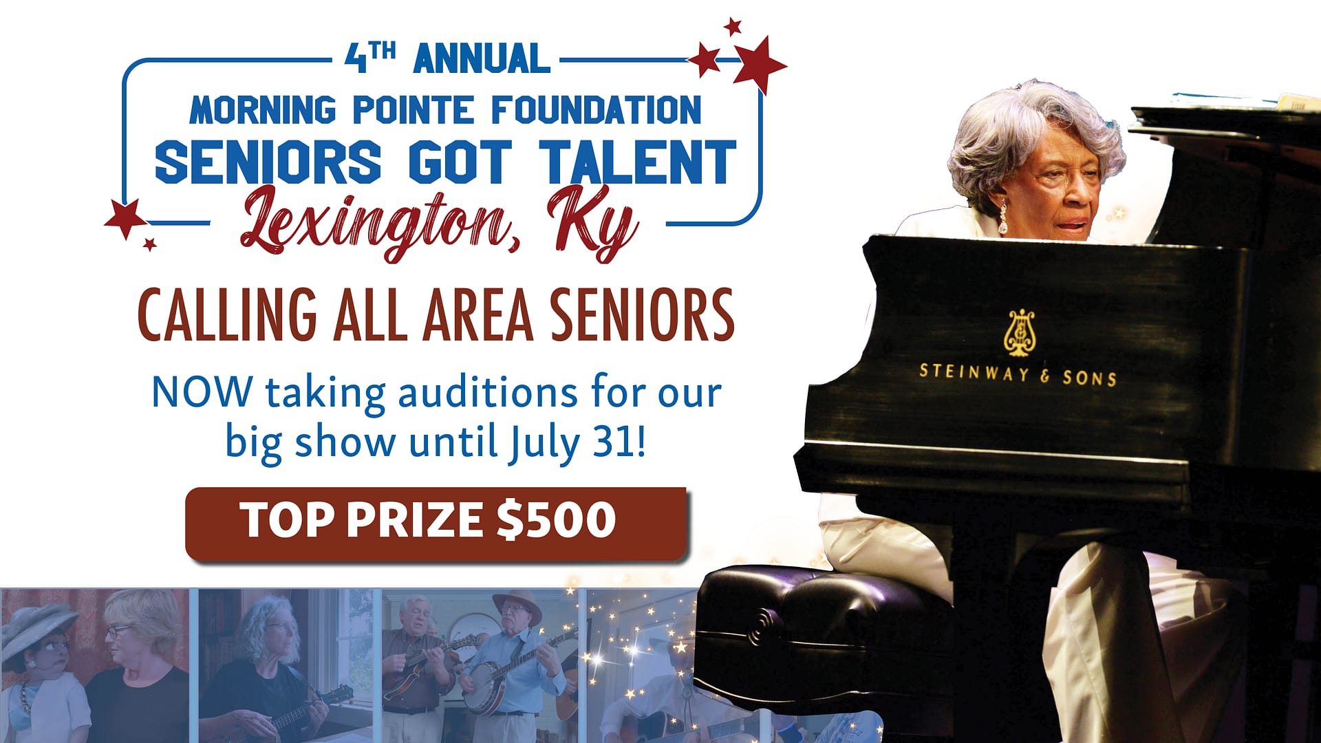 Lexington Seniors Got Talent tryouts graphic