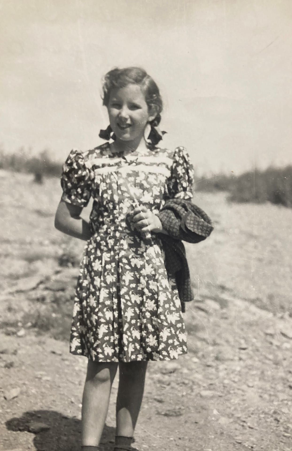 photo of Joan at age 10