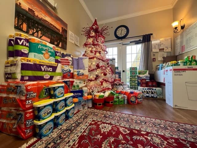 photo of donations