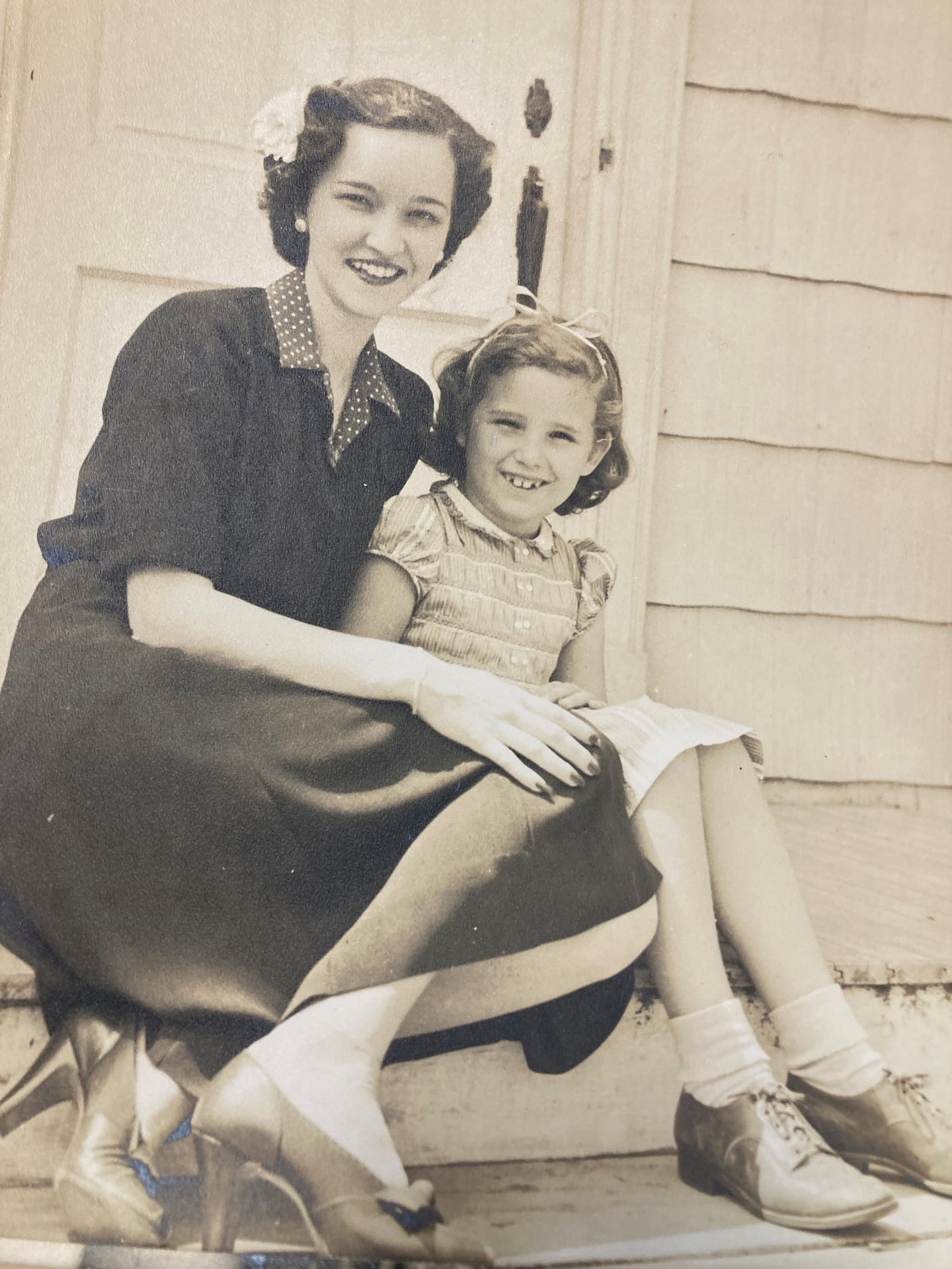 photo of Joan with her mother