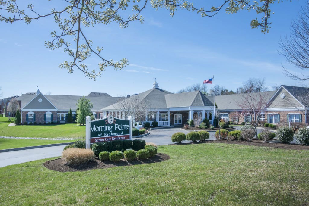 Exterior shot of Morning Pointe Senior Living in Richmond, Kentucky