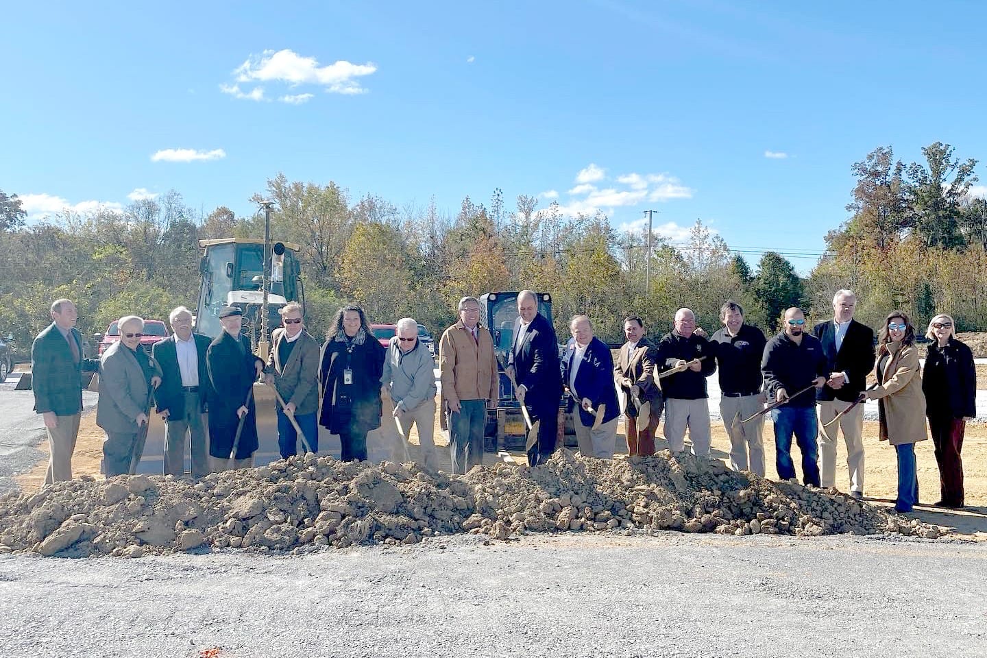 photo of groundbreaking at Morning Pointe at Happy Valley